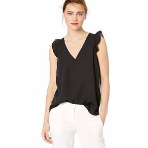 J. Crew Black Sleeveless Blouse